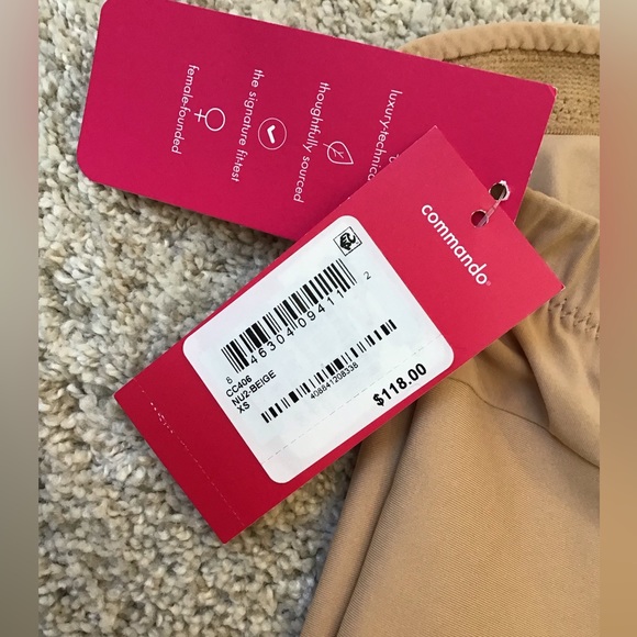 COMMANDO Tech Control Strapless Slip | Beige | Size XS 🆕 - Picture 7 of 7